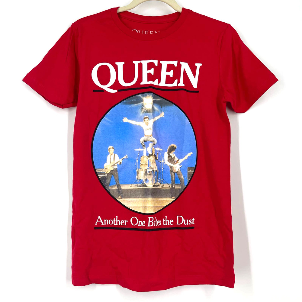 Queen Another One Bites‎ The Dust Red Band Tee Size XS NWOT